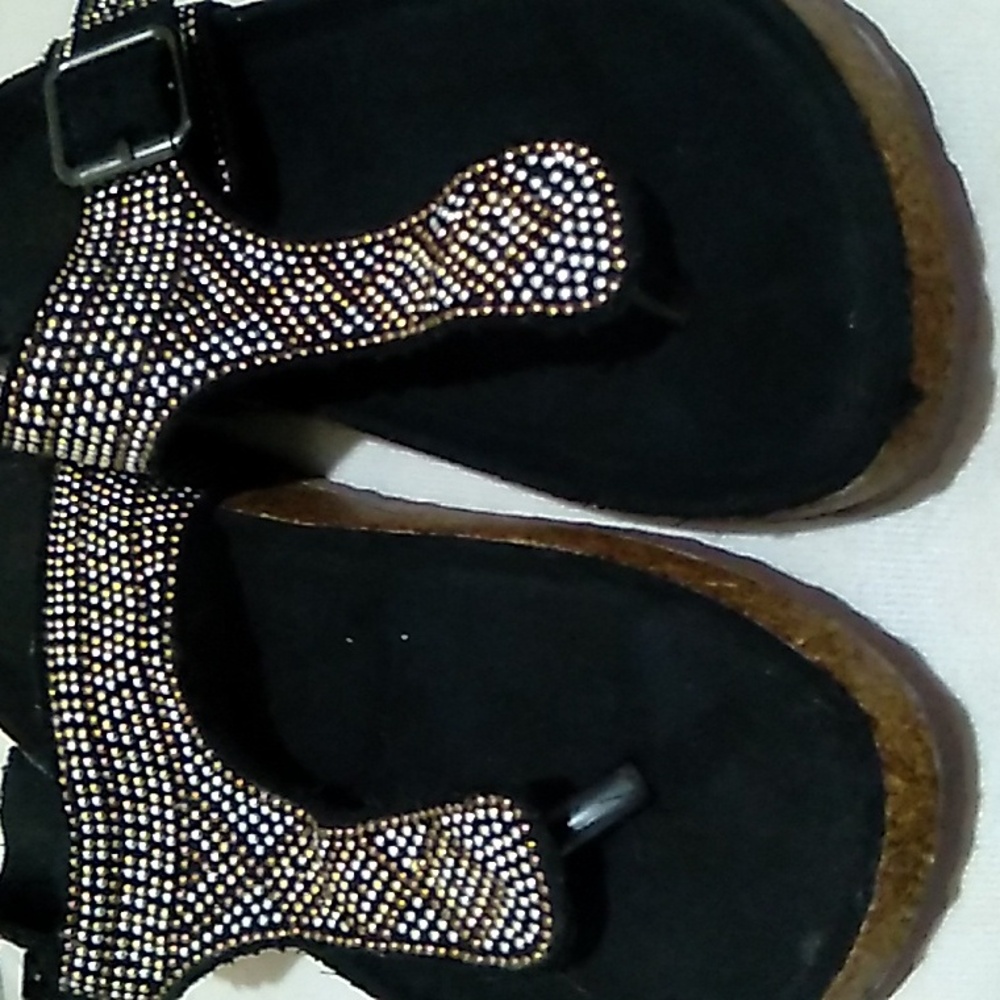 Portàge sandal bronze and silver beaded size small (5/7) - Picture 2 of 9